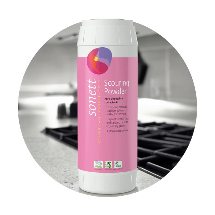 Sonett Organic Scouring Powder (16 fl.oz/450g) ( Pack of 1 ) ( Pack of 2 ) ( Pack of 6 )