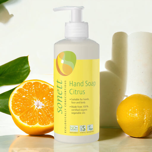 Sonett Organic Hand Soap Citrus (10 fl.oz/300 ml) ( Pack of 1 ) ( Pack of 2 ) ( Pack of 6 )
