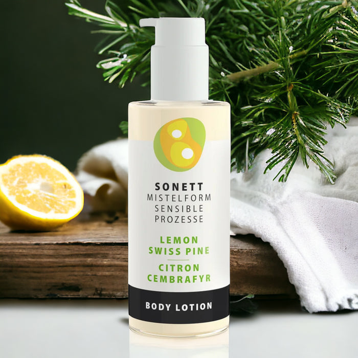 Sonett Organic Body Lotion Lemon-Swiss pine (4.9 fl.oz/ 145ml)