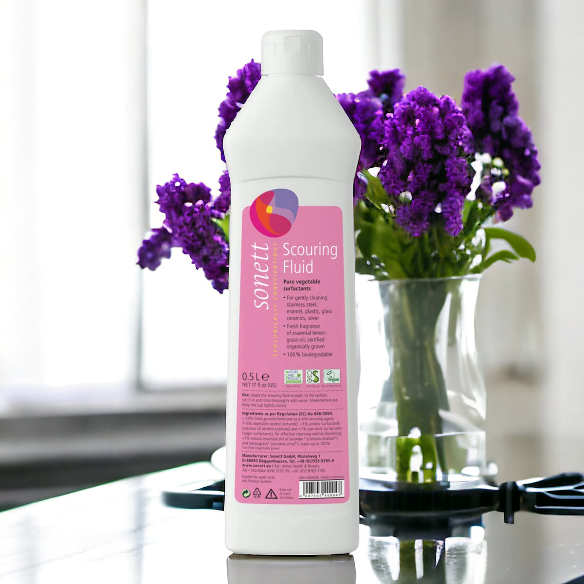 Sonett Organic Scouring Fluid (17 fl.oz/500ml) — Nature Capital ...