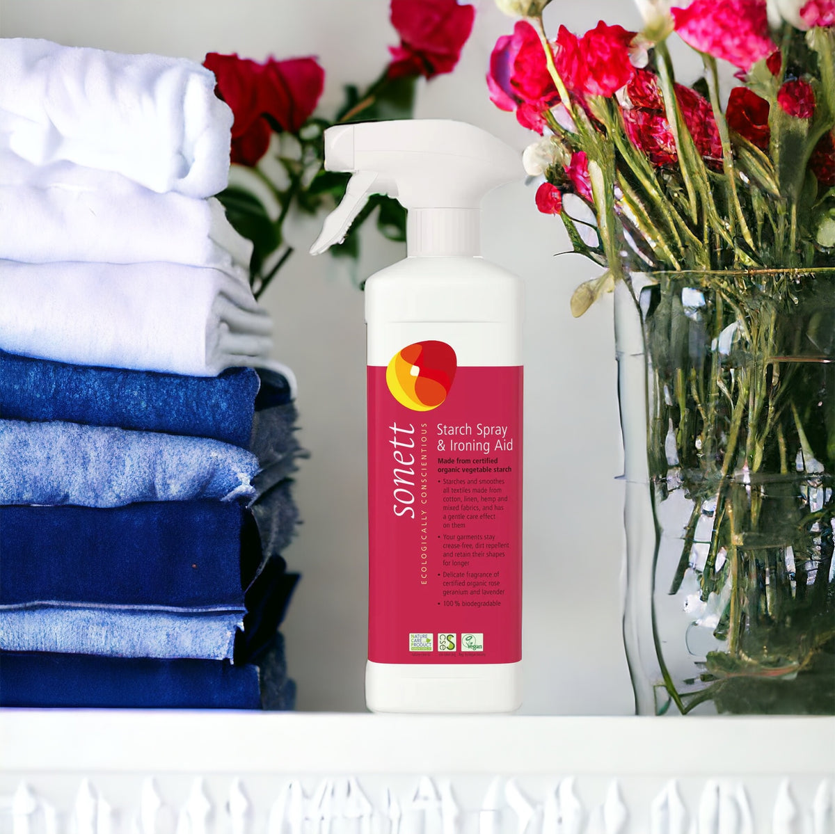 Organic Starch Spray and Ironing Aid (17 fl.oz/500ml) — Nature Capital International