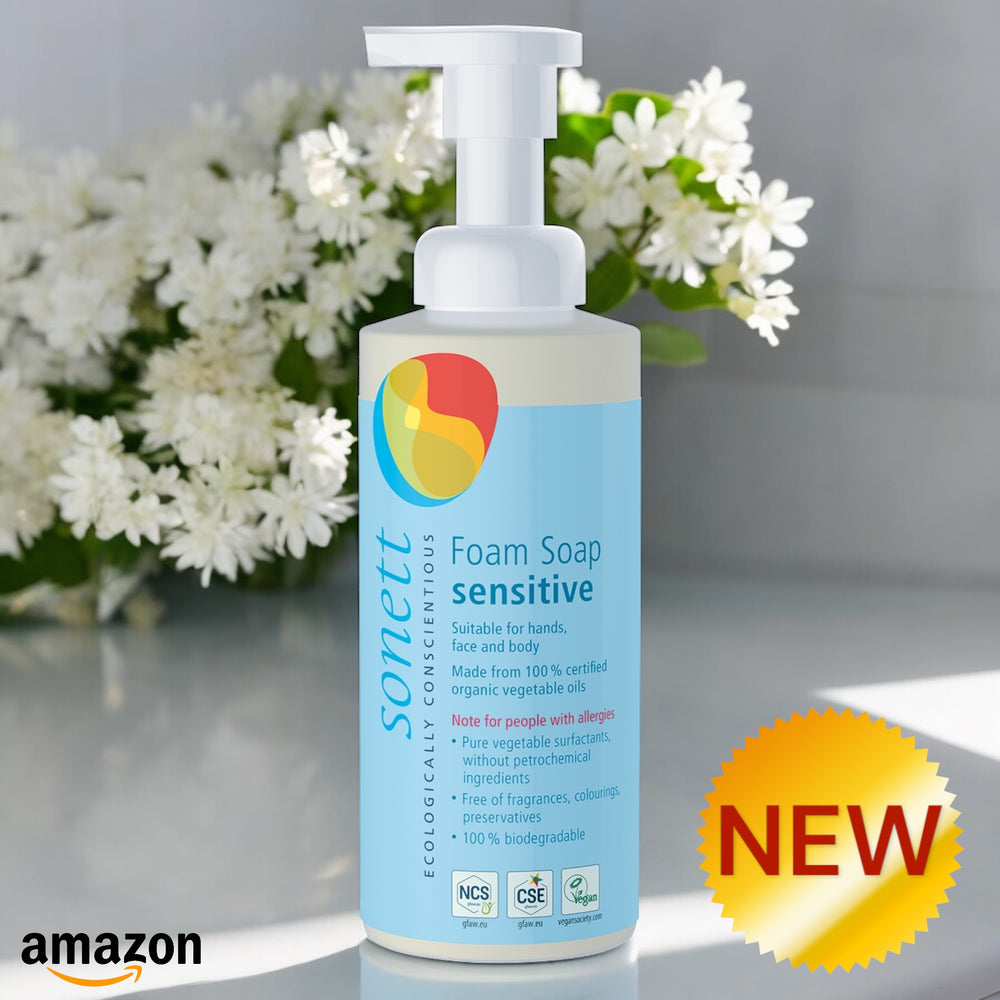 Sonett Hand Soap Foam Sensitive (Children & Adults Sensitive Skin) 200 ml 6.8 fl oz