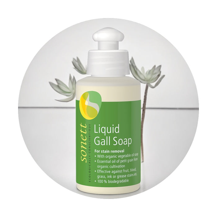Sonett Organic Liquid Gall Soap (4.2 fl oz/120ml) ( Pack of 1 ) ( Pack of 2 ) ( Pack of 6 )