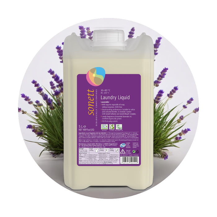 Sonett Organic Laundry Liquid Lavender (2.6 gal/10L)