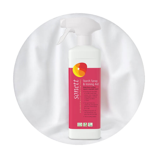 Sonett Organic Starch Spray and Ironing Aid (17 fl.oz/500ml) ( Pack of 1 ) ( Pack of 2 ) ( Pack of 6 )