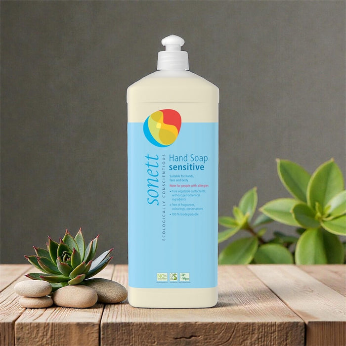 Sonett Organic Hand soap Sensitive 1L (For Sensitive Skin children & Adults)
