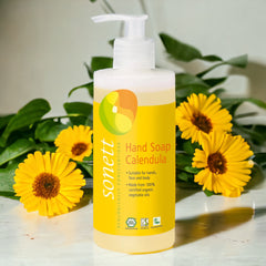 Sonett Organic Hand Soap Calendula (10 fl.oz/ 300 ml) ( Pack of 1 ) ( Pack of 2 ) ( Pack of 6 )