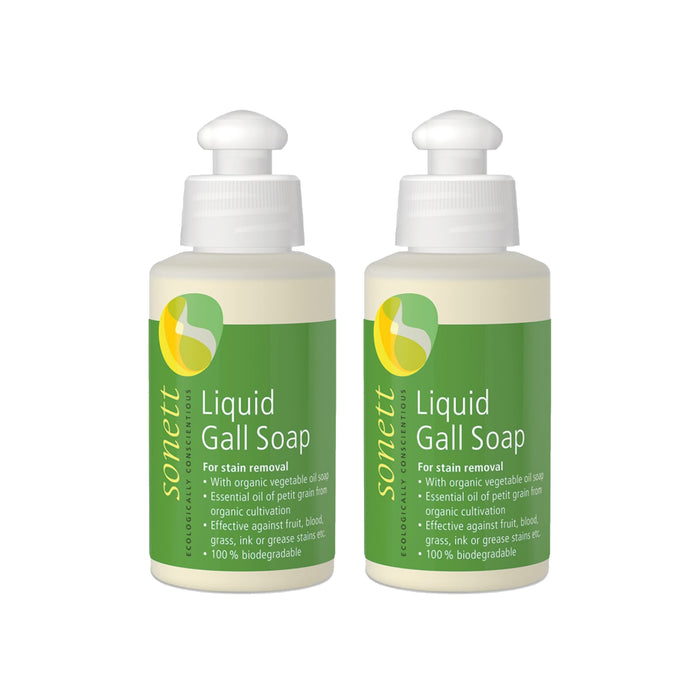 Sonett Organic Liquid Gall Soap (4.2 fl oz/120ml) ( Pack of 1 ) ( Pack of 2 ) ( Pack of 6 )