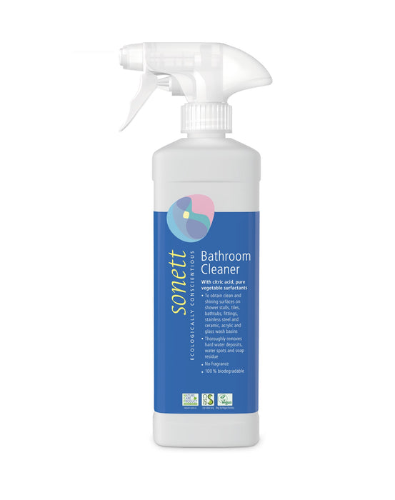 Sonett Organic Bathroom & Shower Cleaner Spray (17 fl. oz/ 0.5L) ( Pack of 1 ) ( Pack of 2 ) ( pack of 6 )