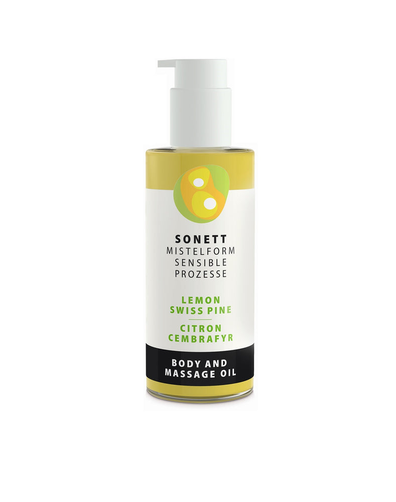 Sonett Organic Body and Massage Oil Lemon-Swiss pine (4.9 fl.oz/ 145ml)