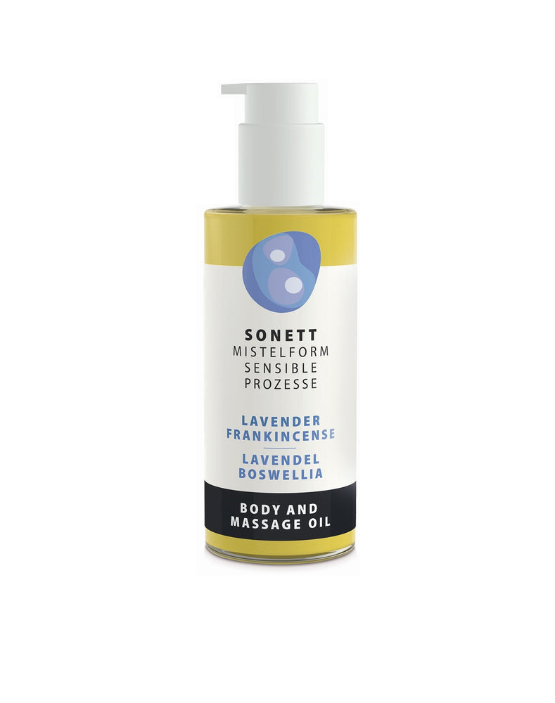 Sonett Organic Body and Massage Oil Lavender Frankincense (4.9 fl.oz/ 145ml)