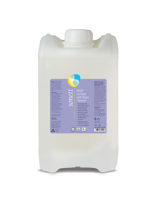 Sonett Organic Multi-Surface and Glass Cleaner (2.6 gal/10L)