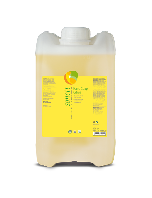 Sonett Organic Hand Soap Citrus (2.6 gal/10L)